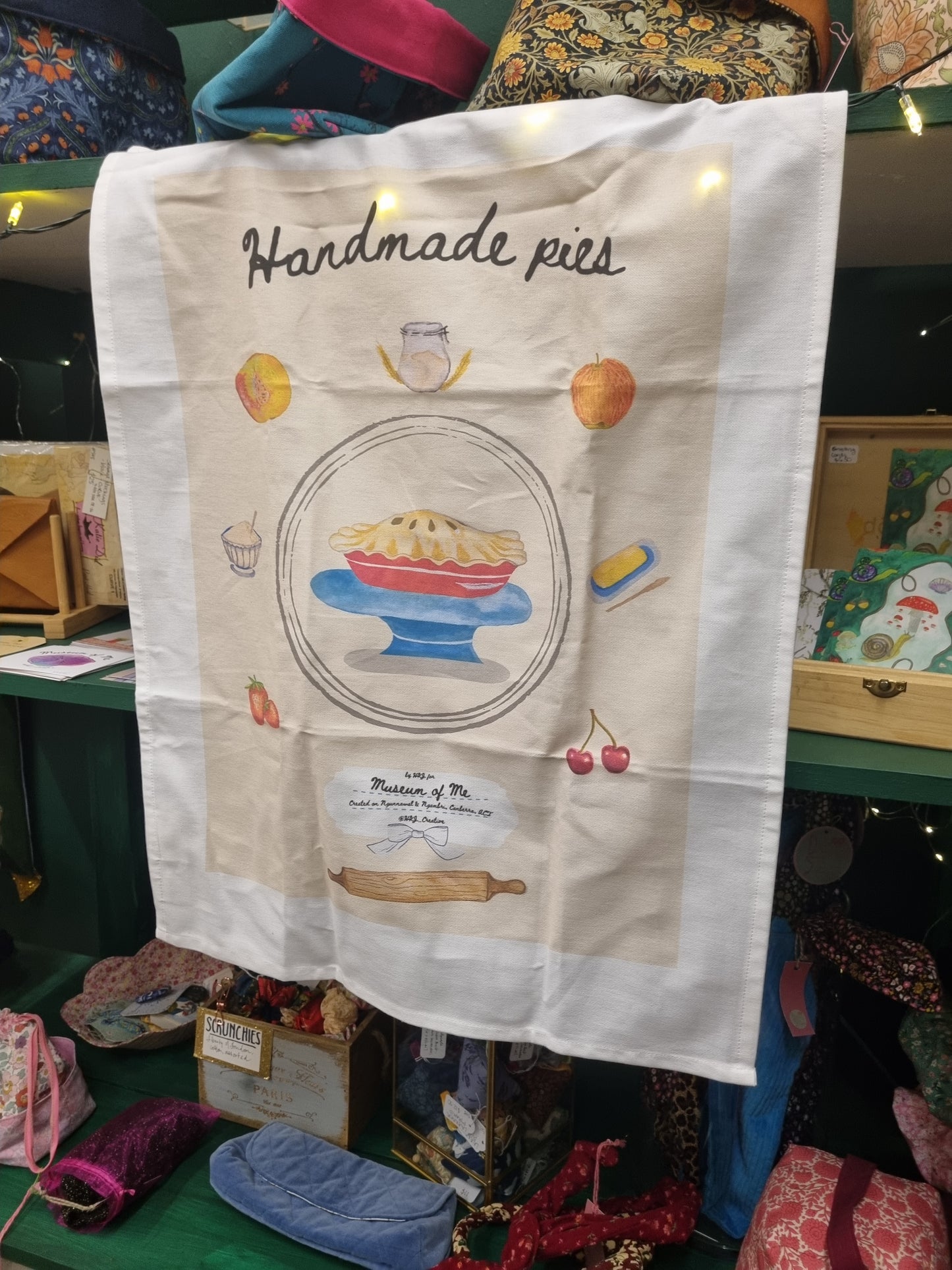 Tea Towel - Handmade Pies