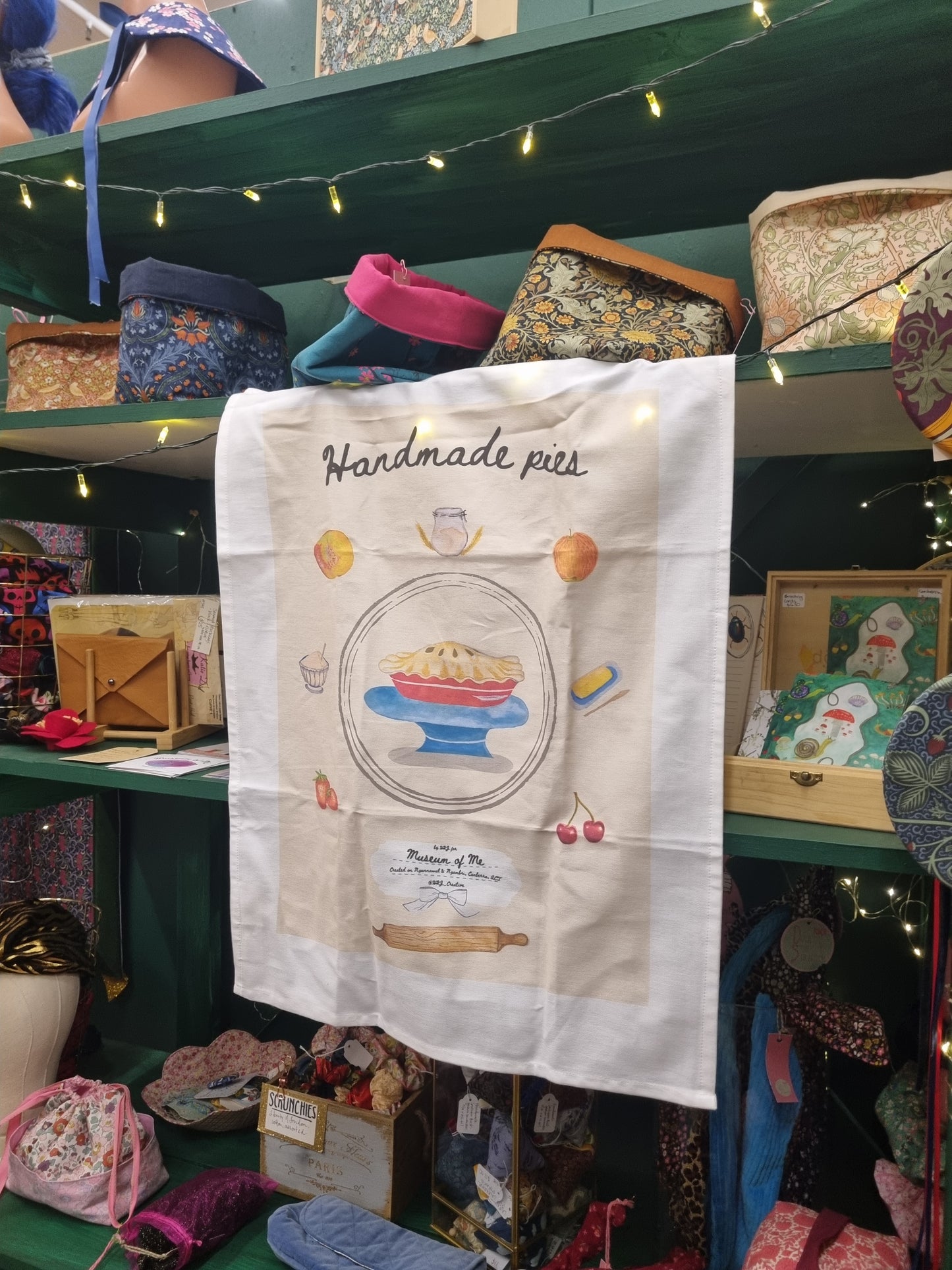 Tea Towel - Handmade Pies