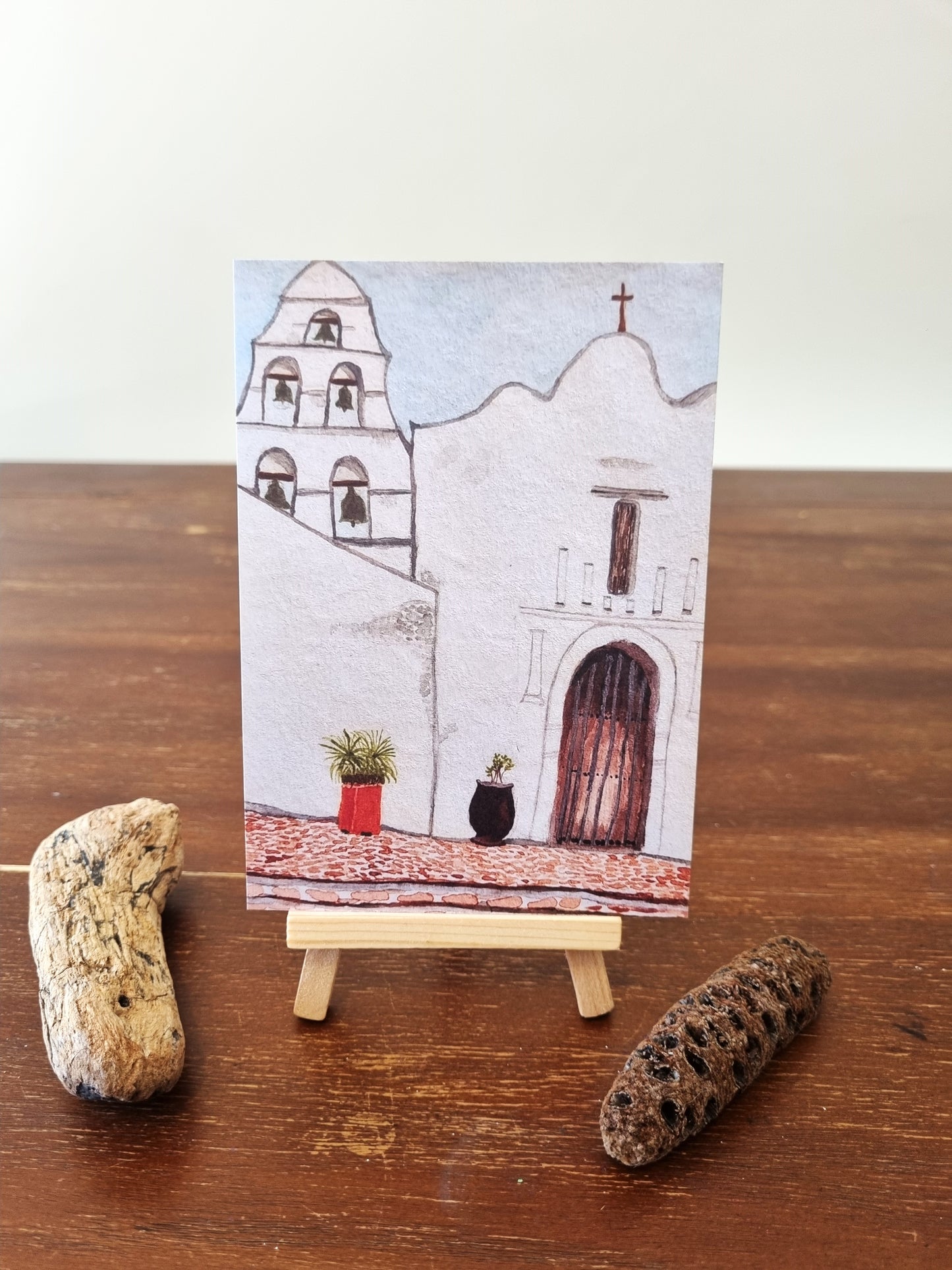 Mission San Diego Alcala - Postcard