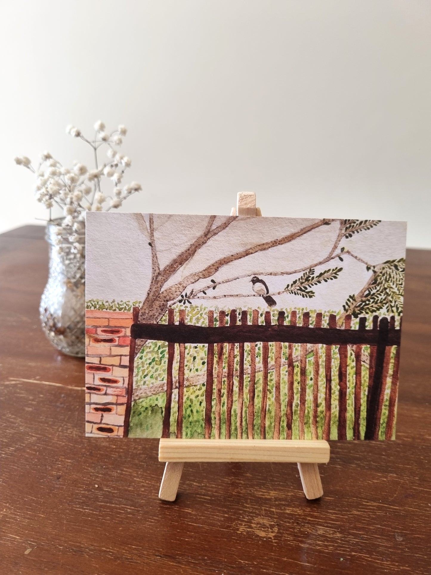 Willy Wagtail - Postcard