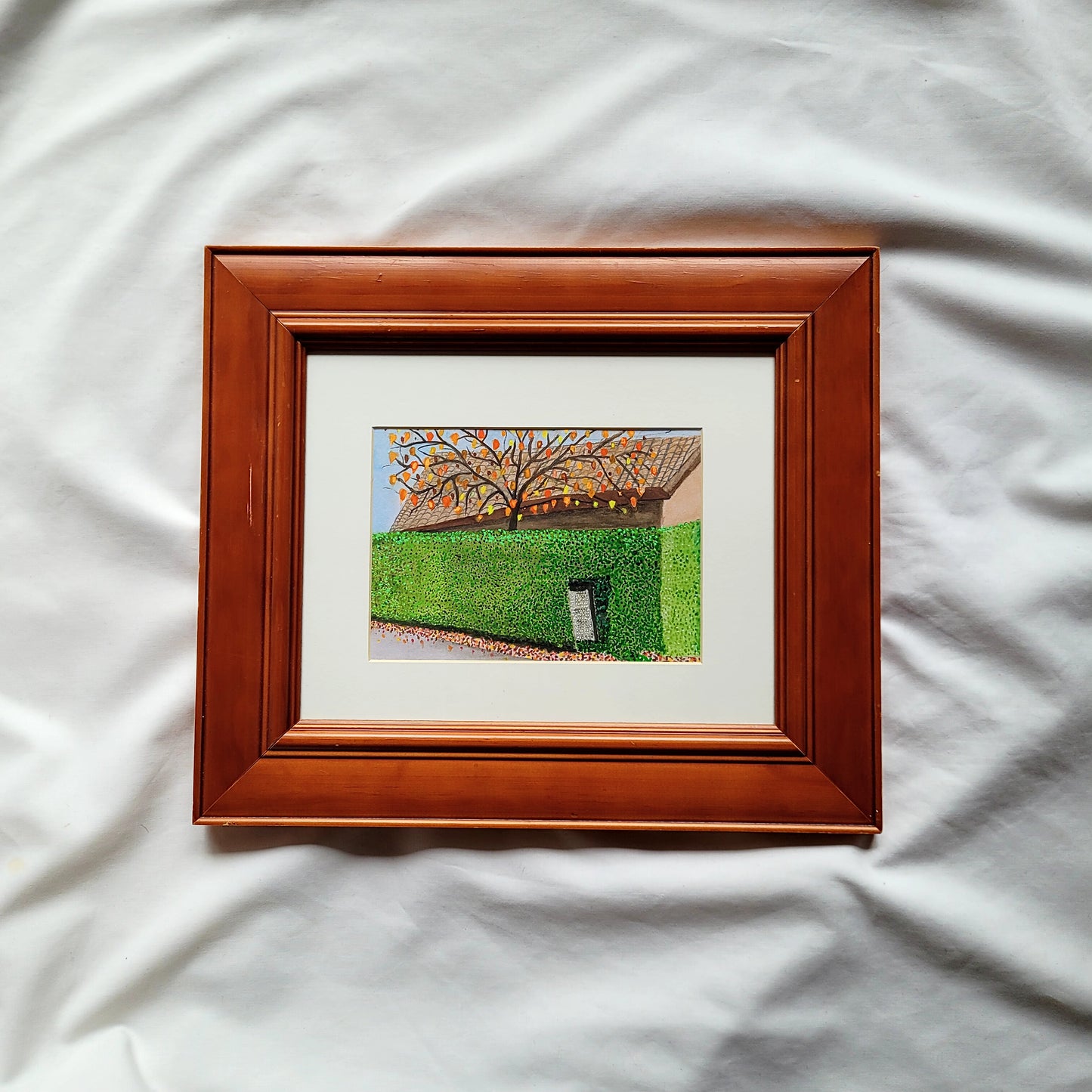 Autumn Hedge - Framed Original Artwork