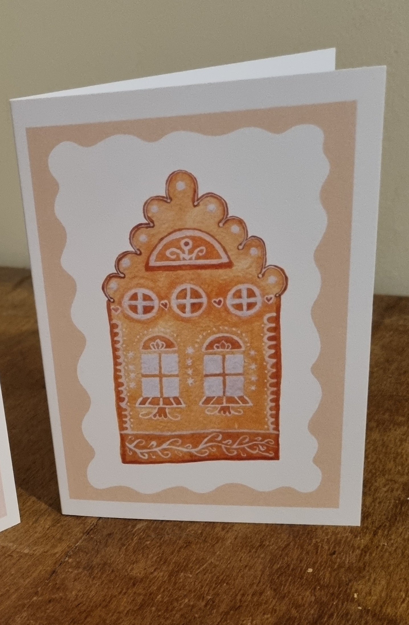 Gingerbread Cottage - Greeting Card