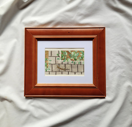 Strawberry Thief - Framed Original Artwork