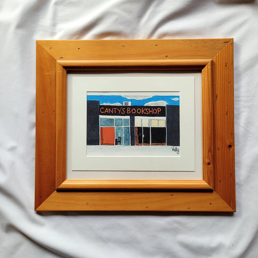 Cantys Bookshop - Framed Original Artwork