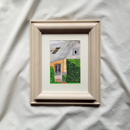 Barn House - Framed Original Artwork