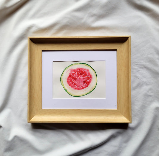 Watermelon Swirls - Framed Original Artwork